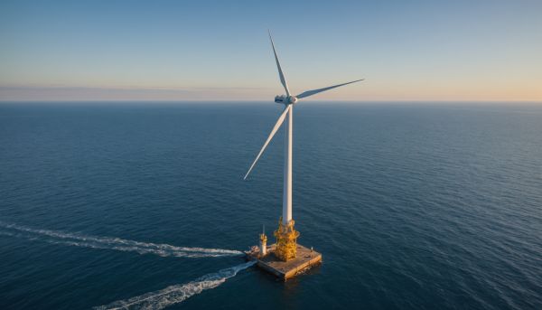 Comment fonctionnent les éoliennes en mer profondes ?